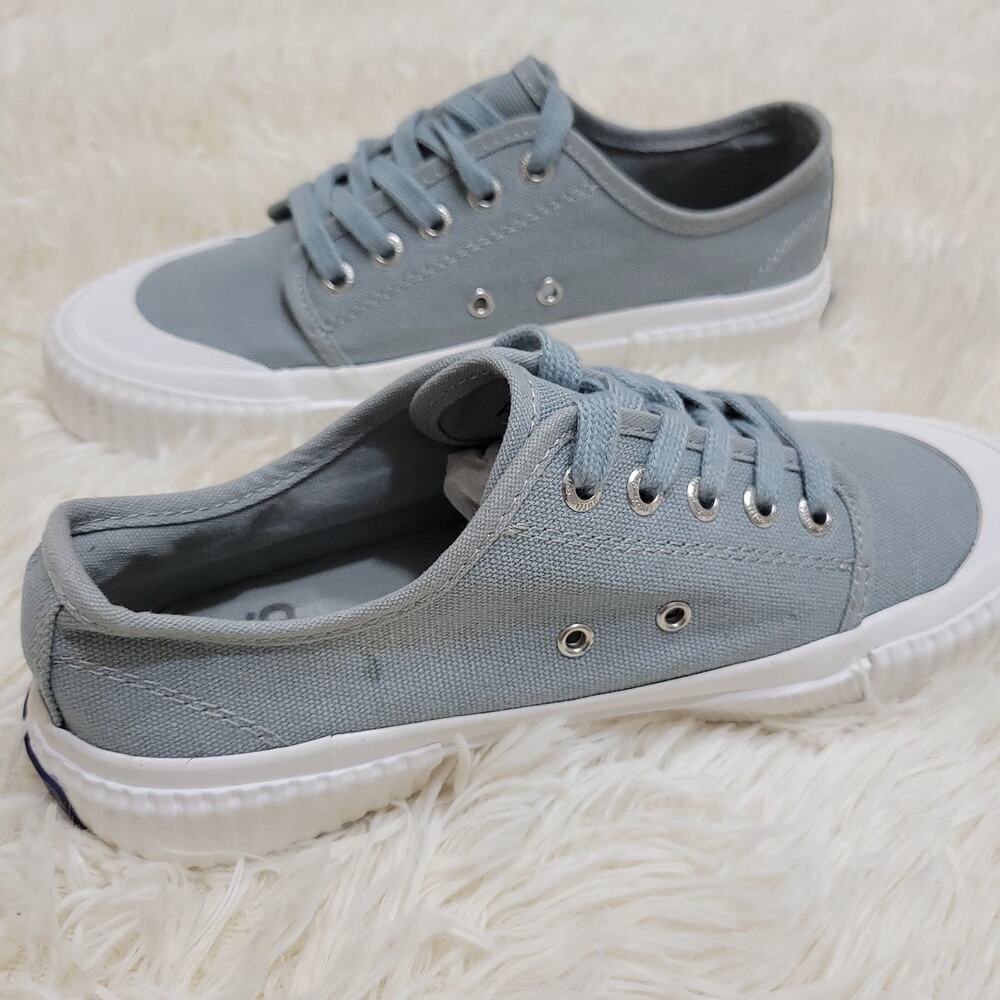 Guffy Y2K Platform Shoes Womens Size 8 Blue Lace Up Sneakers